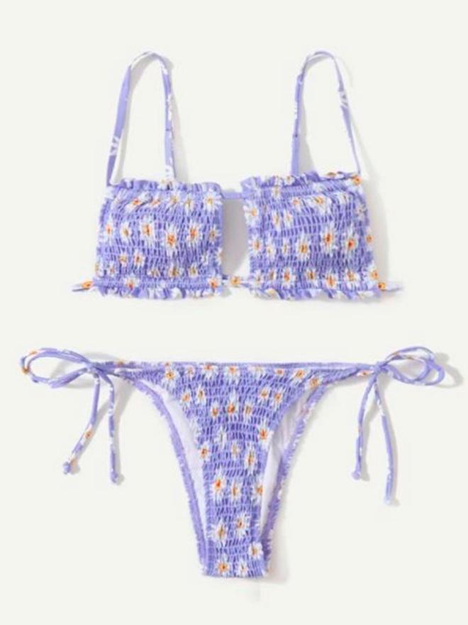 Bikini nido de abeja de Shein (precio: 10 euros)