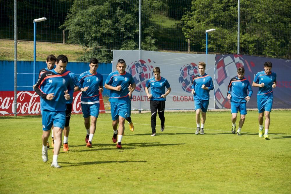 Entrenamiento del Real Oviedo