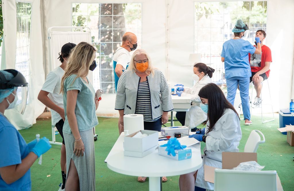 PCR masivas y gratuitas a los jóvenes en Oropesa