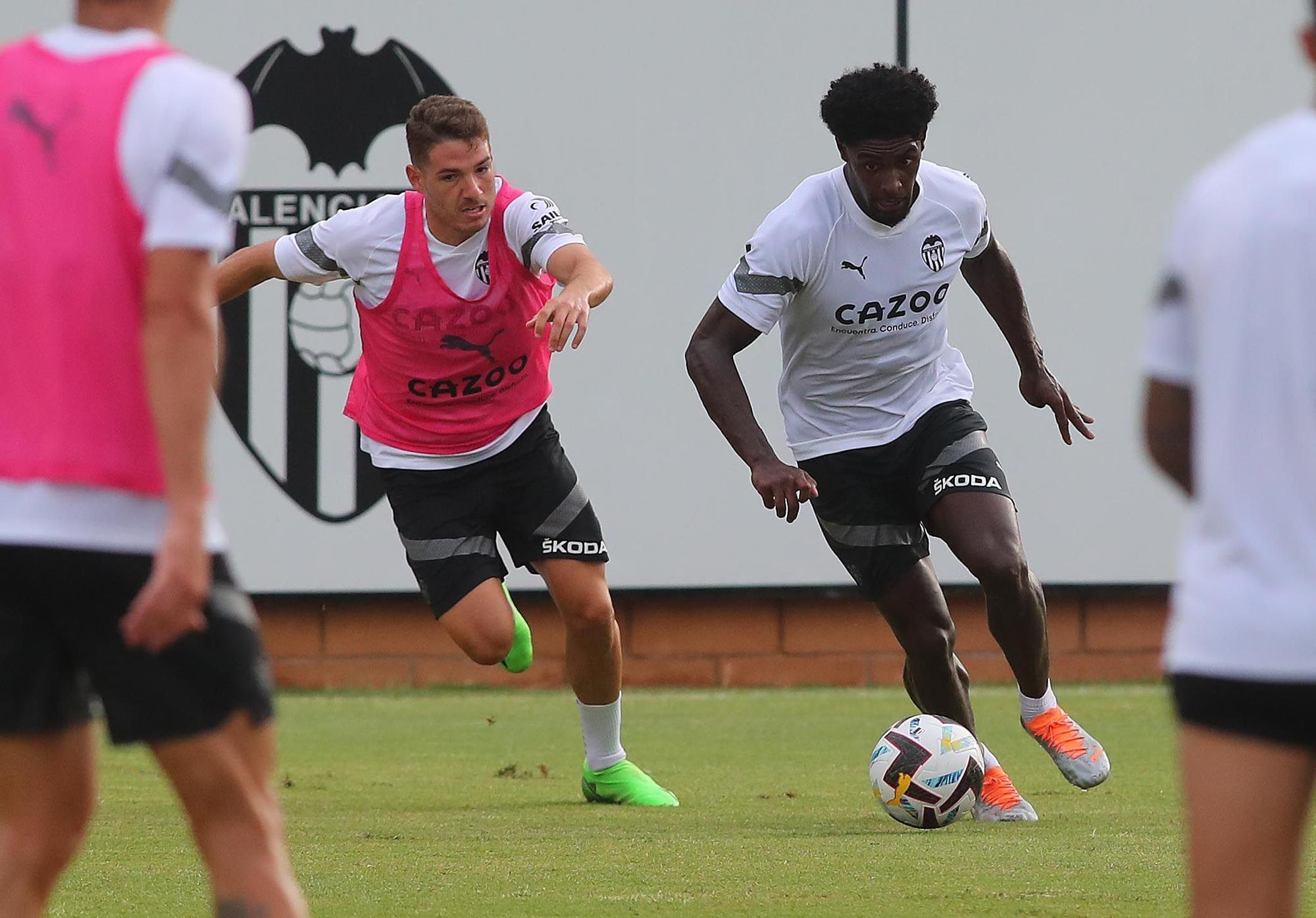 Así ha sido el entrenamiento del Valencia CF de hoy