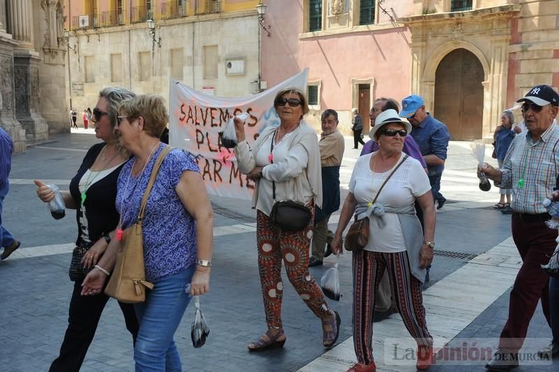 Los lodos del Mar Menor llegan a Murcia