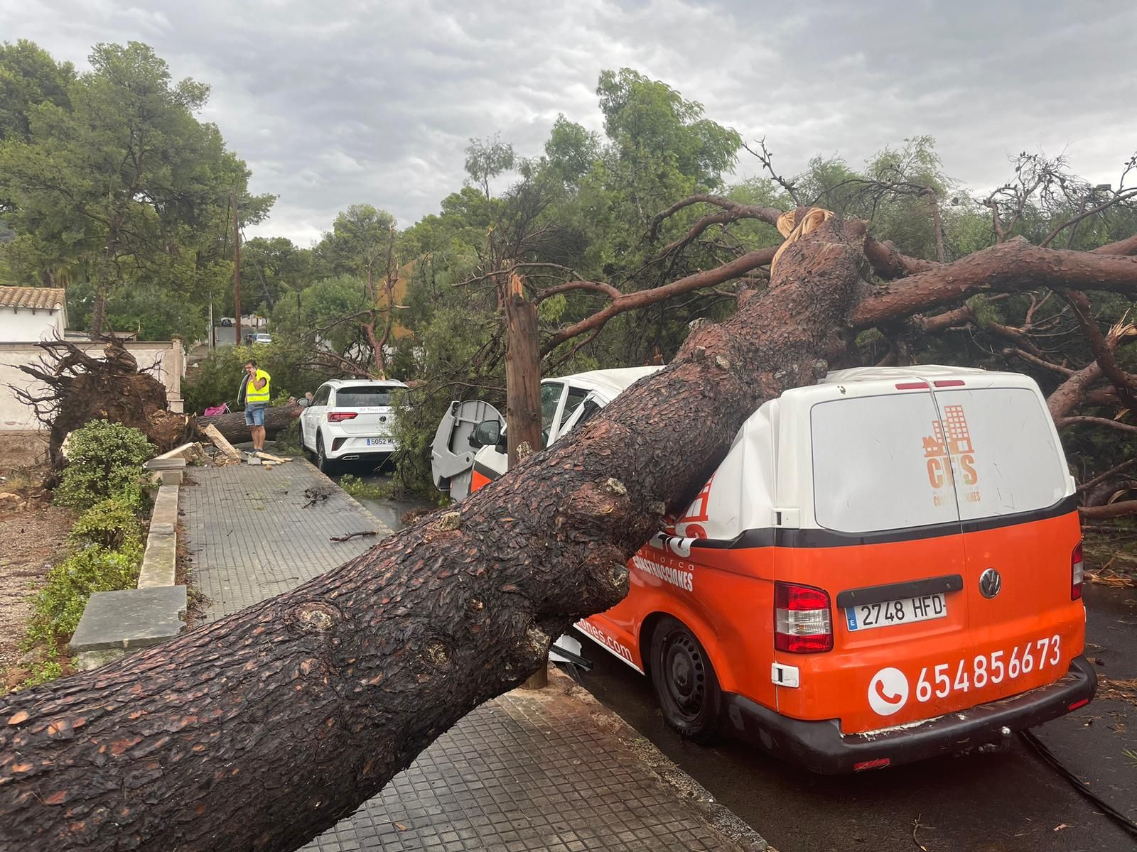 In Bildern: Das Unwetter auf Mallorca und die Schäden, die es hinterließ