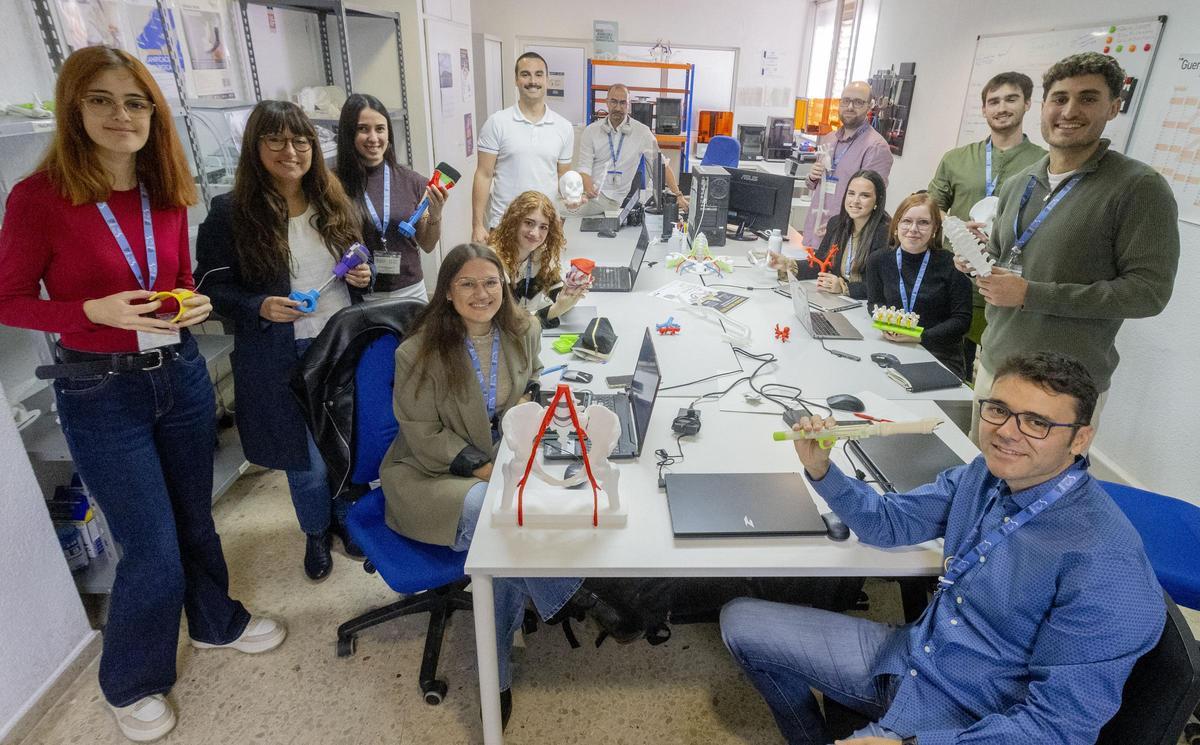 Alicante exporta a Europa prototipos en 3D del cerebro