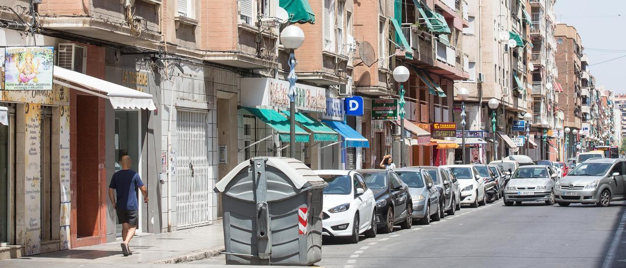 Calle San Mateo, donde se prevén obras de reurbanización, en una imagen de archivo