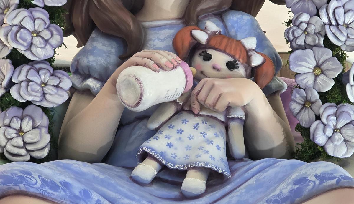 Así es el ninot indultado de las Fallas de Valencia.
