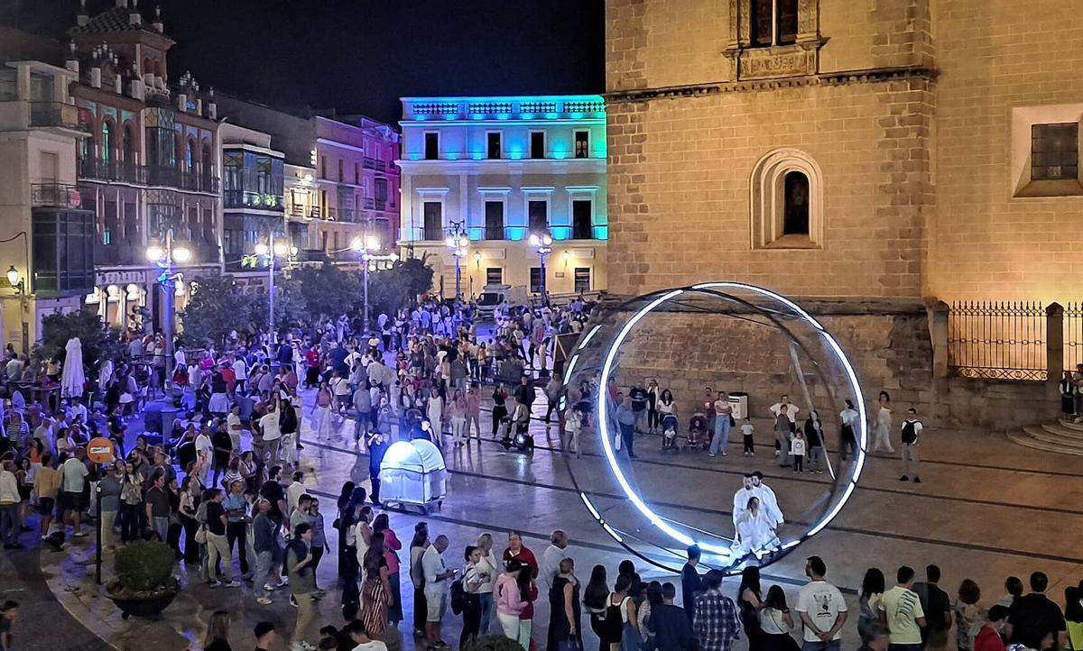 Así ha sido la Noche en Blanco en Badajoz