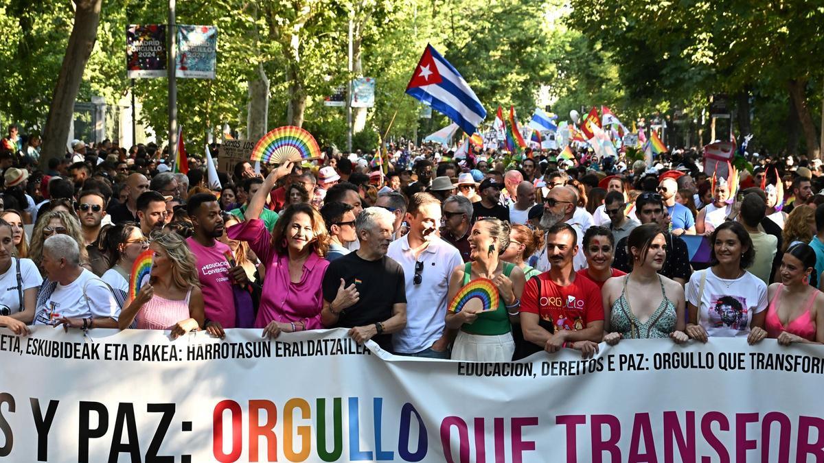 Manifestación del Orgullo en Madrid.