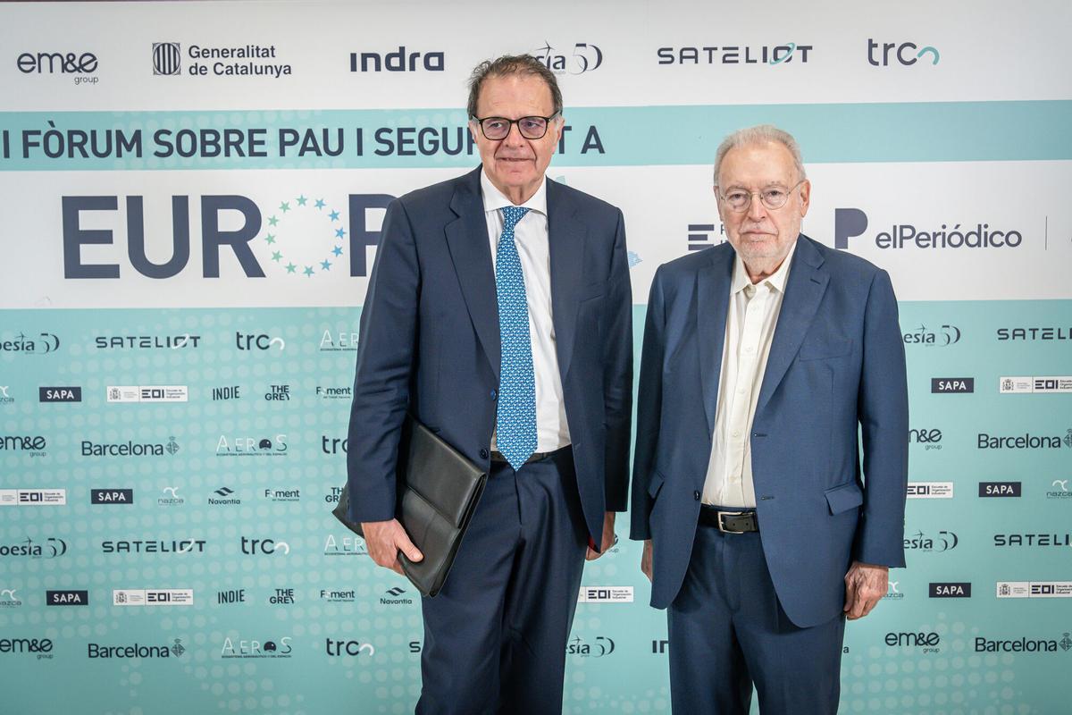 Jordi Alberich, socio fundador de M&A y VP del Think Tank de Foment del Treball; Joan Tàpia, presidente del Comité Editorial de El Periódico