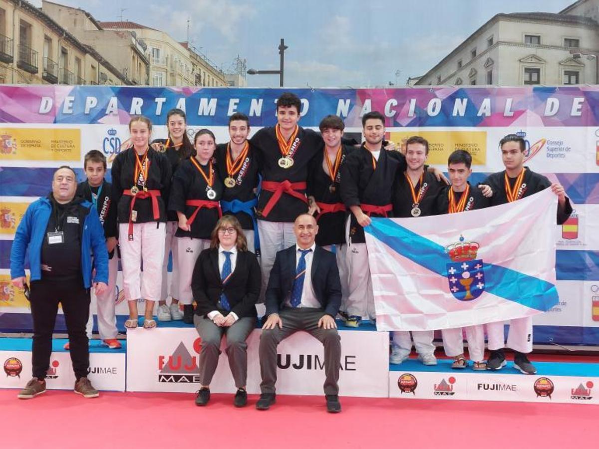 El Club Kenpo desplazó a once deportistas a Guadalajara.