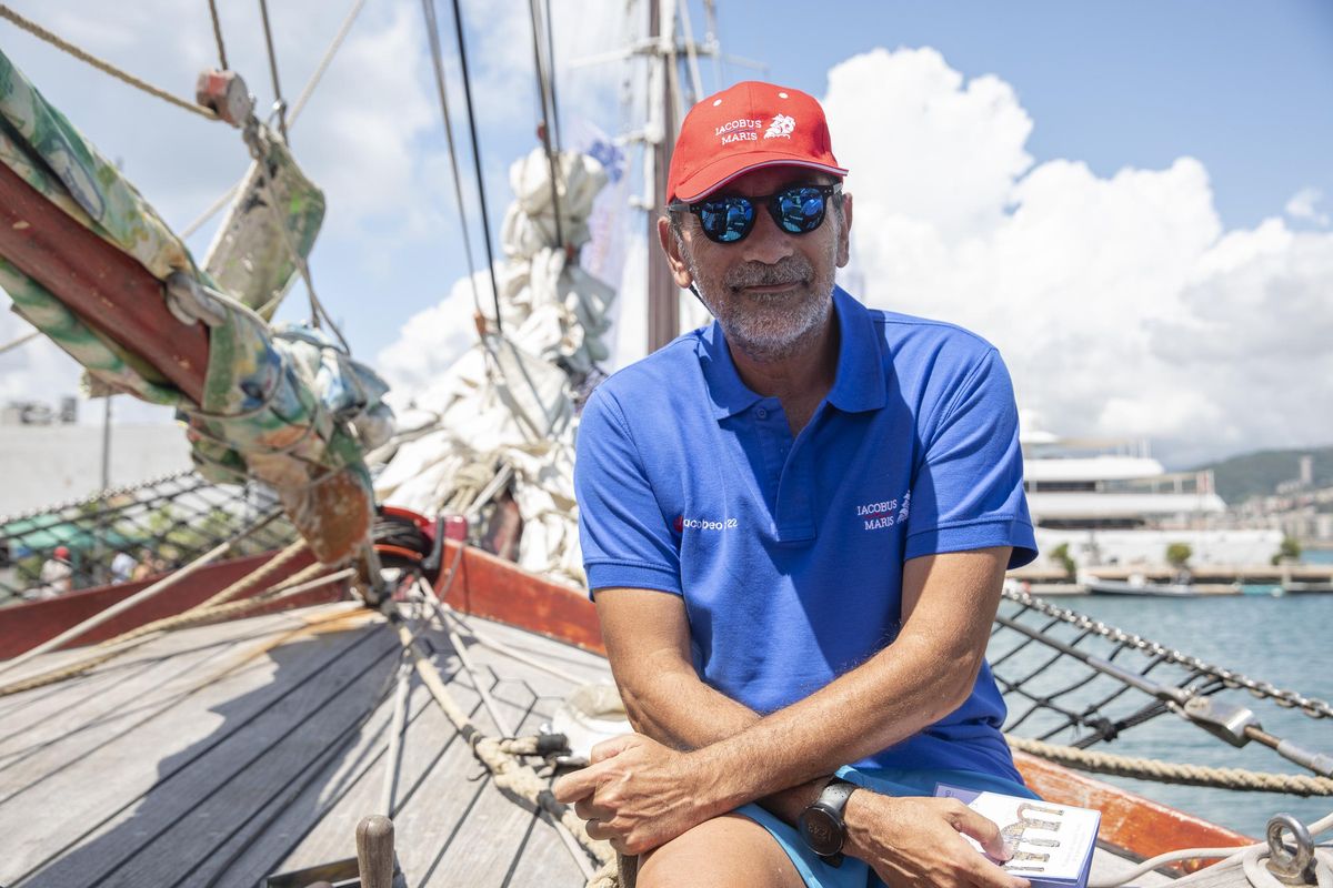 Eduardo Lozano, participante a bordo del &quot;Atyla&quot;.