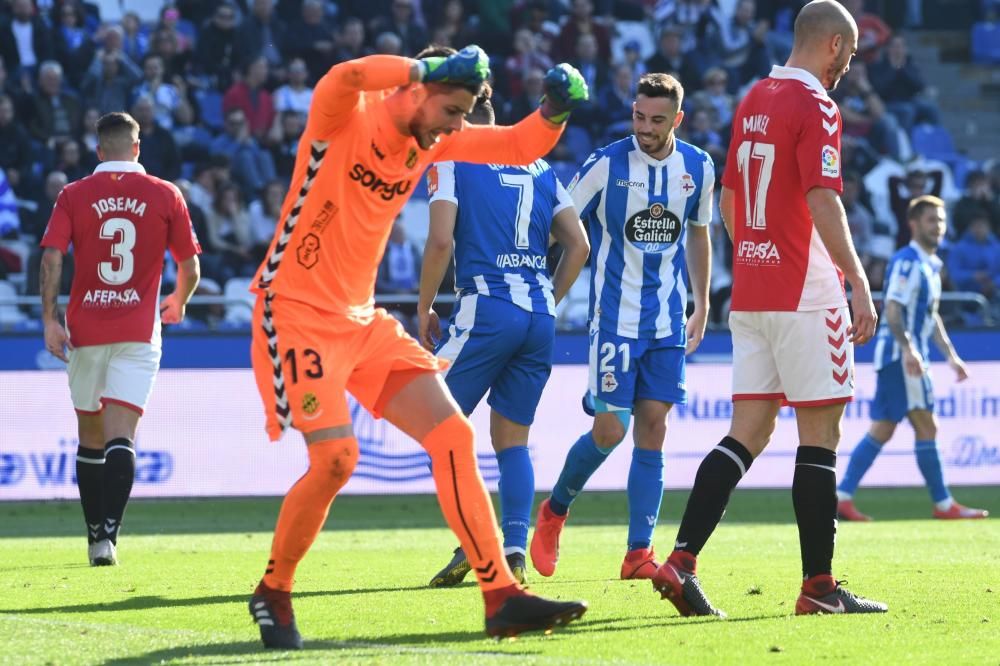 El Dépor no pasa del empate ante el Nàstic