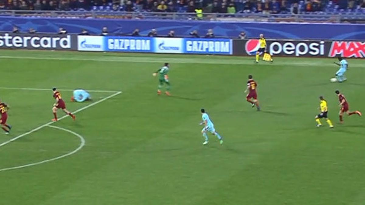 LACHAMPIONS | Roma - FC Barcelona (3-0): Dembélé estuvo a punto de obrar el milagro con esta acción