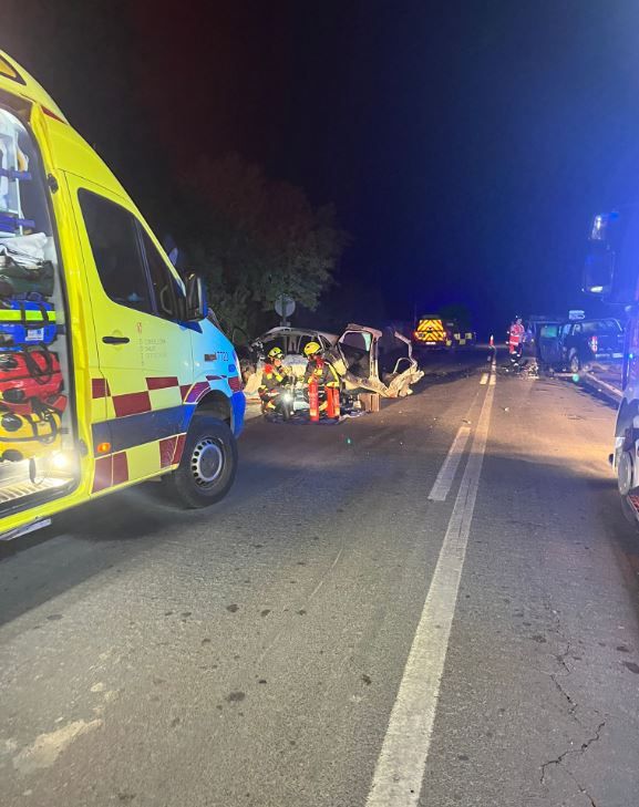 Imágenes del accidente mortal en Formentera