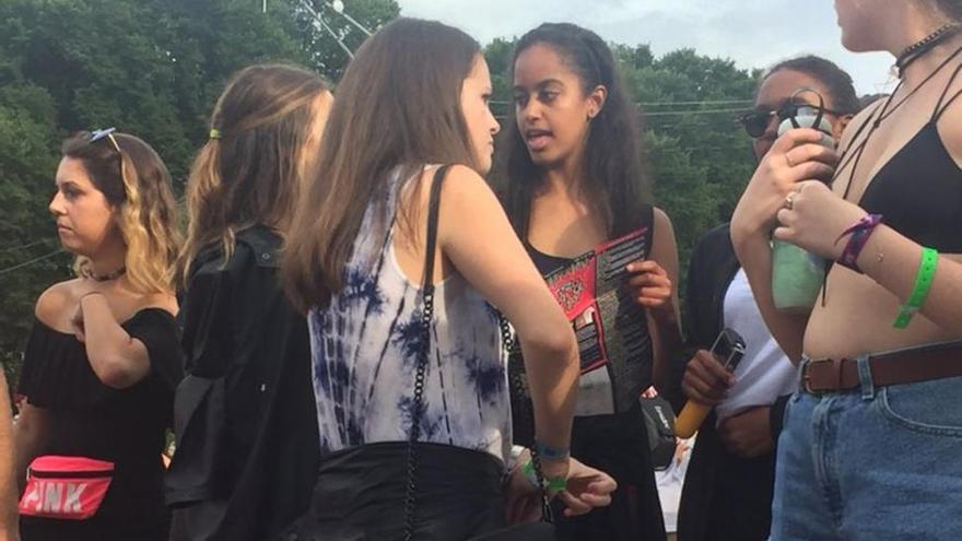 Malia Obama, en el festival de Lollapalooza