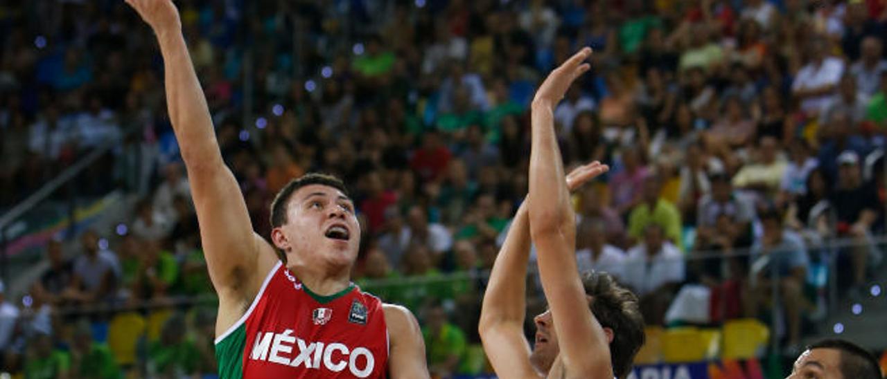 Francisco Cruz, con México, en el Mundial de 2014 en el Gran Canaria Arena.