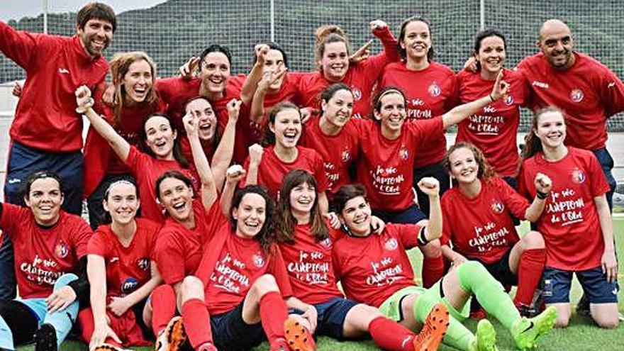 Les jugadores de l&#039;Olot femení.