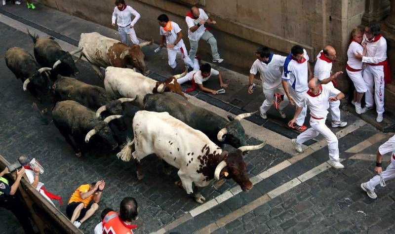 Último encierro de las Fiestas de San Fermín 2015