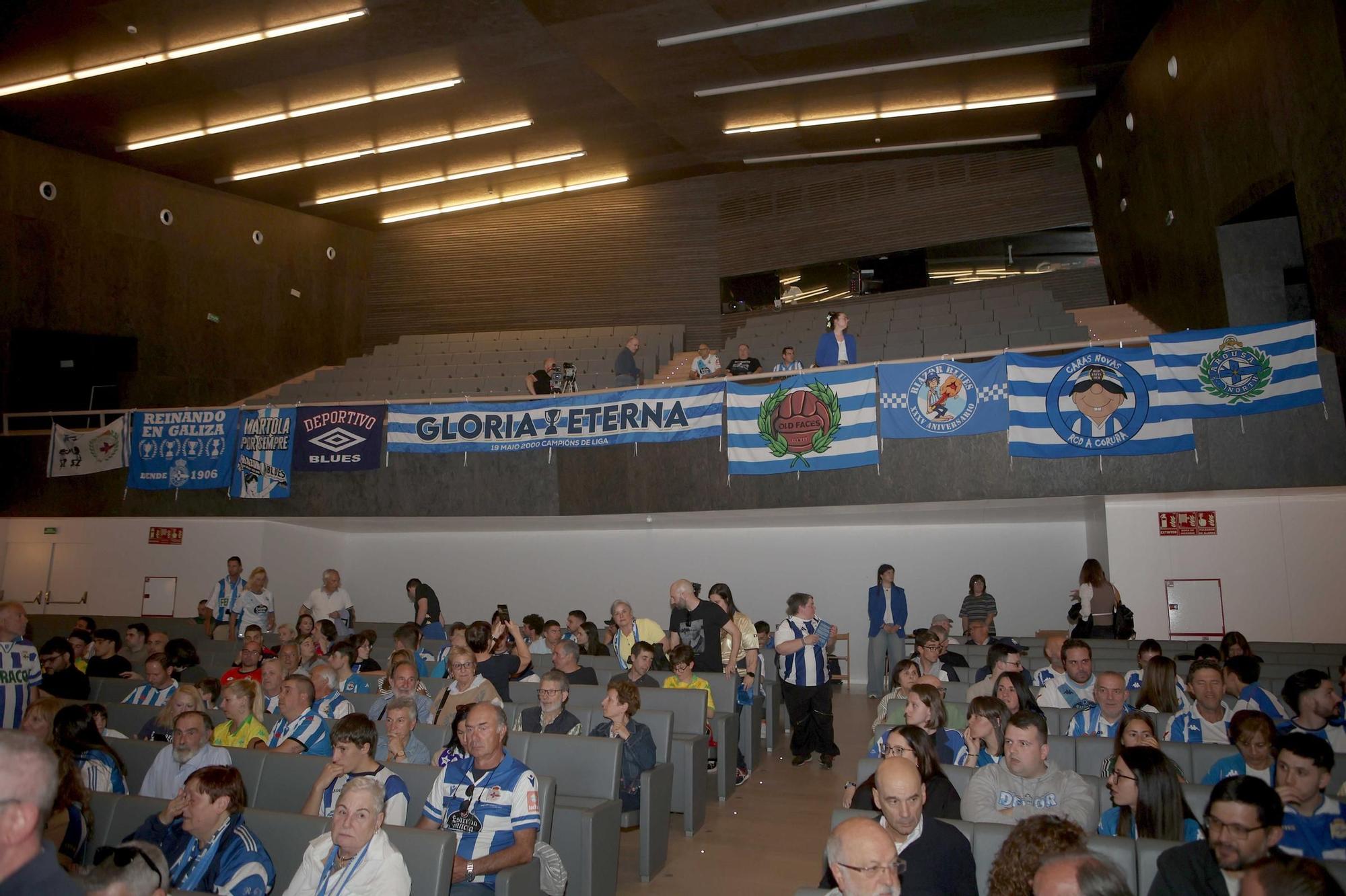 Acto en el Ágora por el 25 años de La Liga del Deportivo