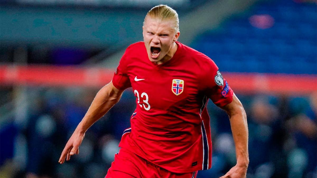 Haaland no podía faltar a la fiesta: su hat-trick a Gibraltar