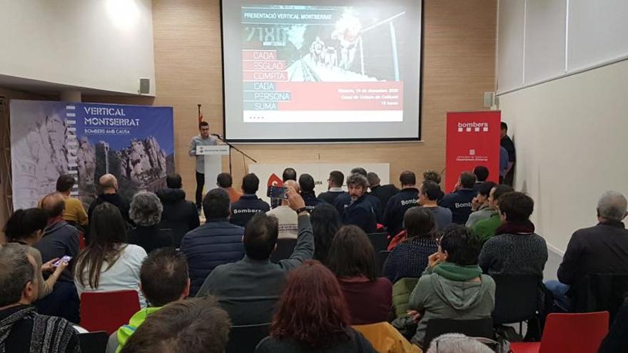 Bombers prepara una tercera Vertical Montserrat més solidària i inclusiva