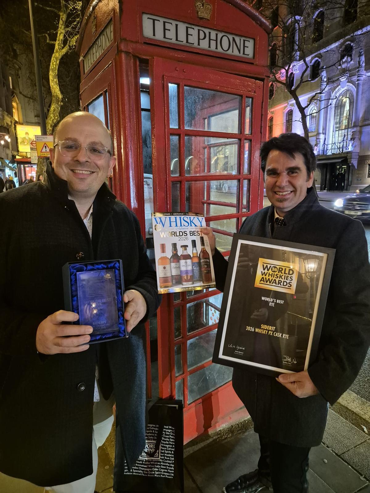 Rubén Leivas y su socio, David Martínez.