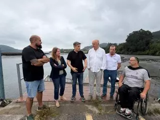 "Está peor que nunca", lamenta el PP sobre la situación de la ría del Eo, para la que reclama un dragado