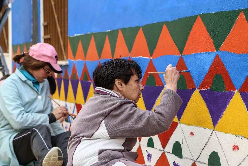 Murales de San Isidro en Orihuela