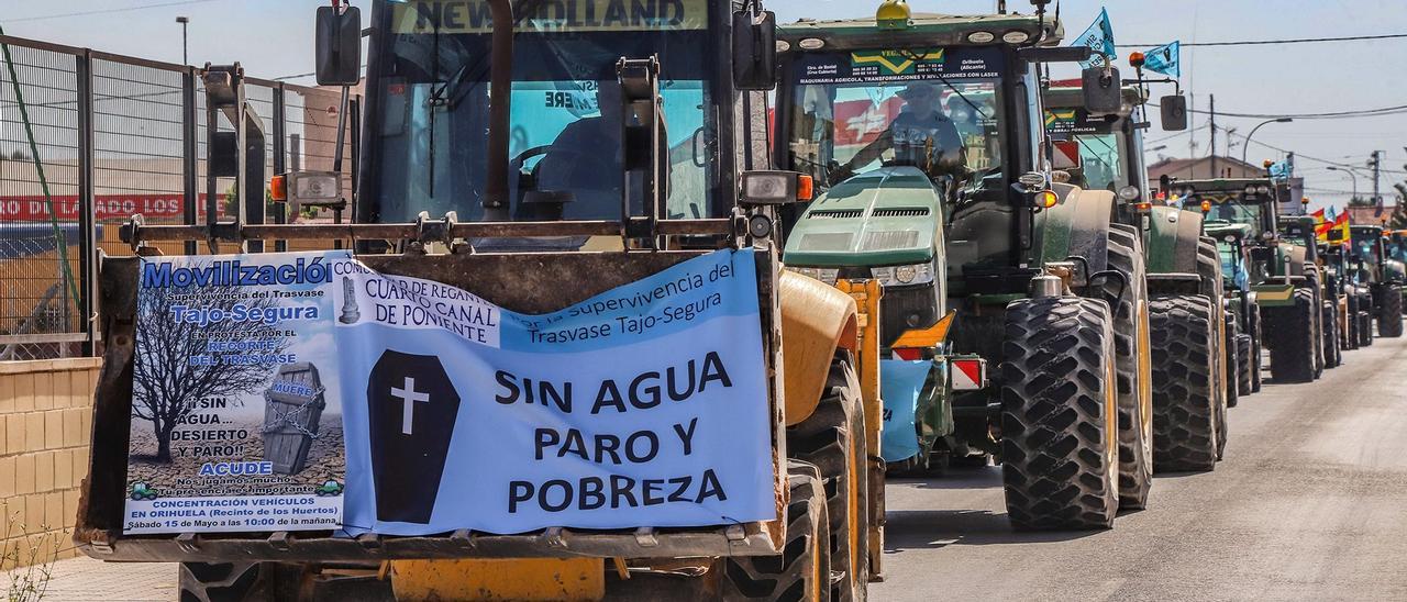 Protesta de los regantes