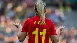 Alexia Putellas, durante el partido de España contra Nigeria