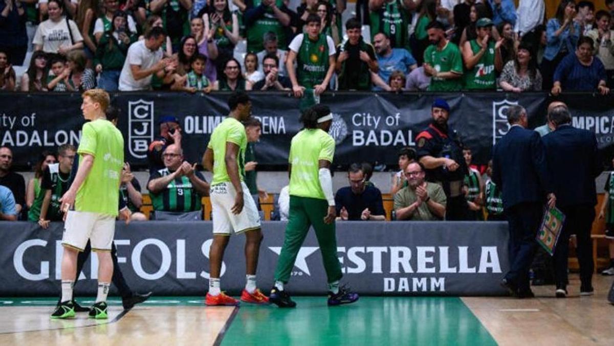 El Unicaja no pudo continuar el duelo ante el Joventut.