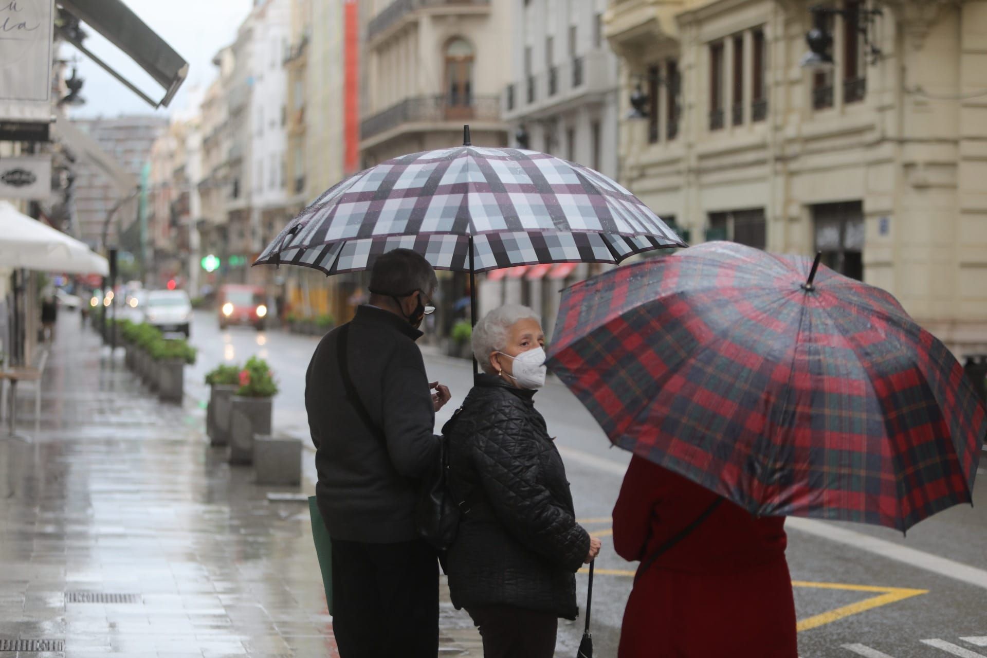 Temporal de lluvia en València