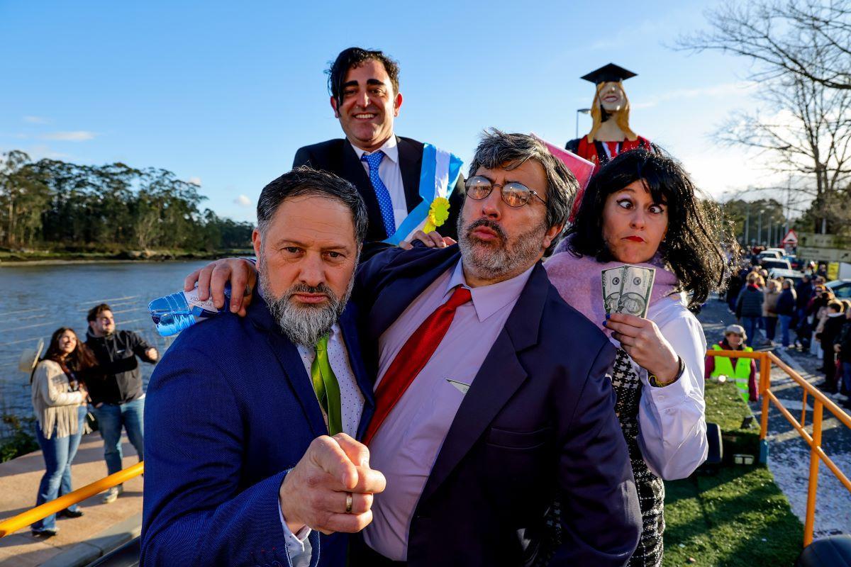 Begoña Gómez foi o Momo do Entroido 2025.