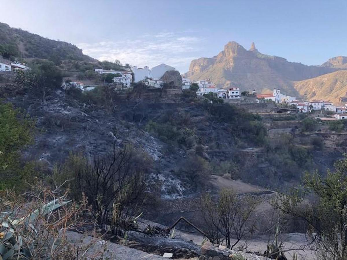 El incendio de Gran Canaria, a lunes 19 de agosto