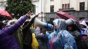 Protestas en Bolivia.