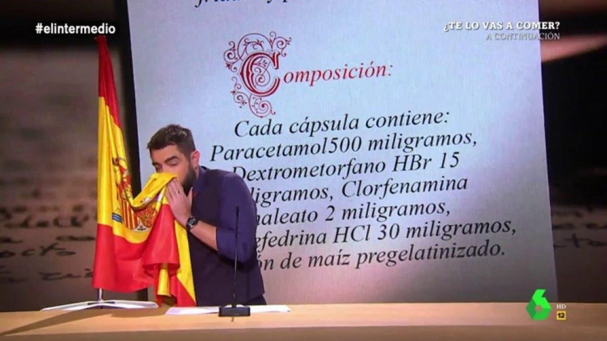 Imagen del polémico sketch de Dani Mateo en 'El Intermedio'