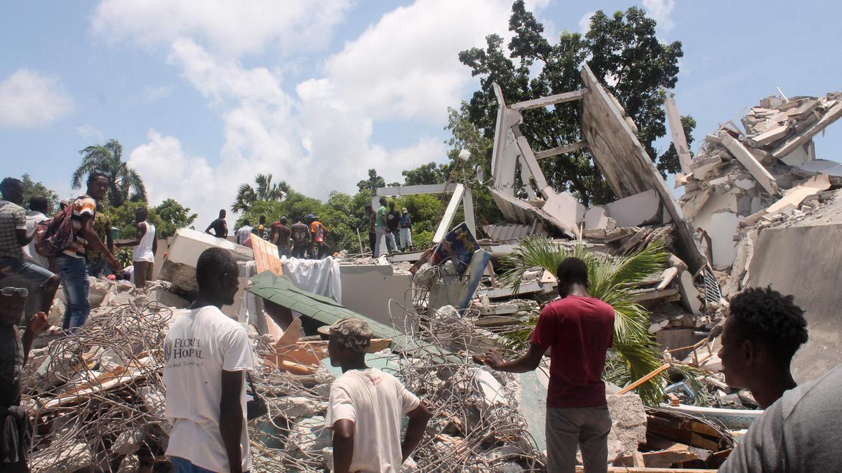 Destrozos por el terremoto en Haití