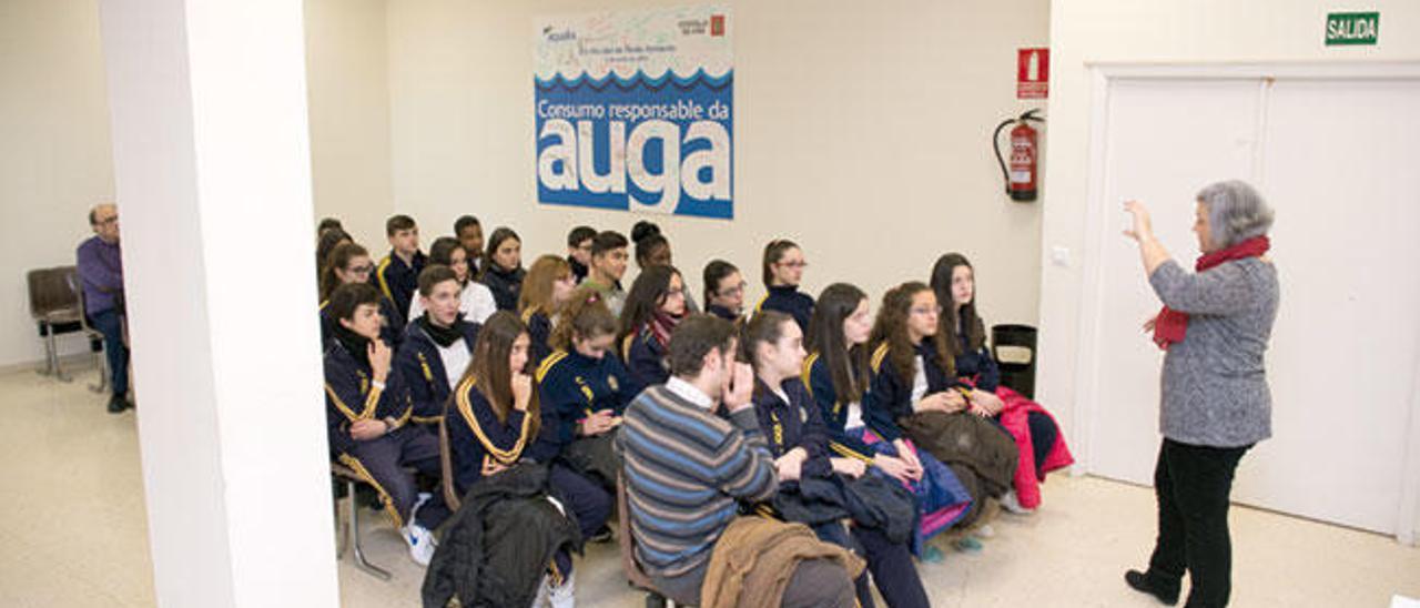 Charla sobre o ciclo da auga. FdV