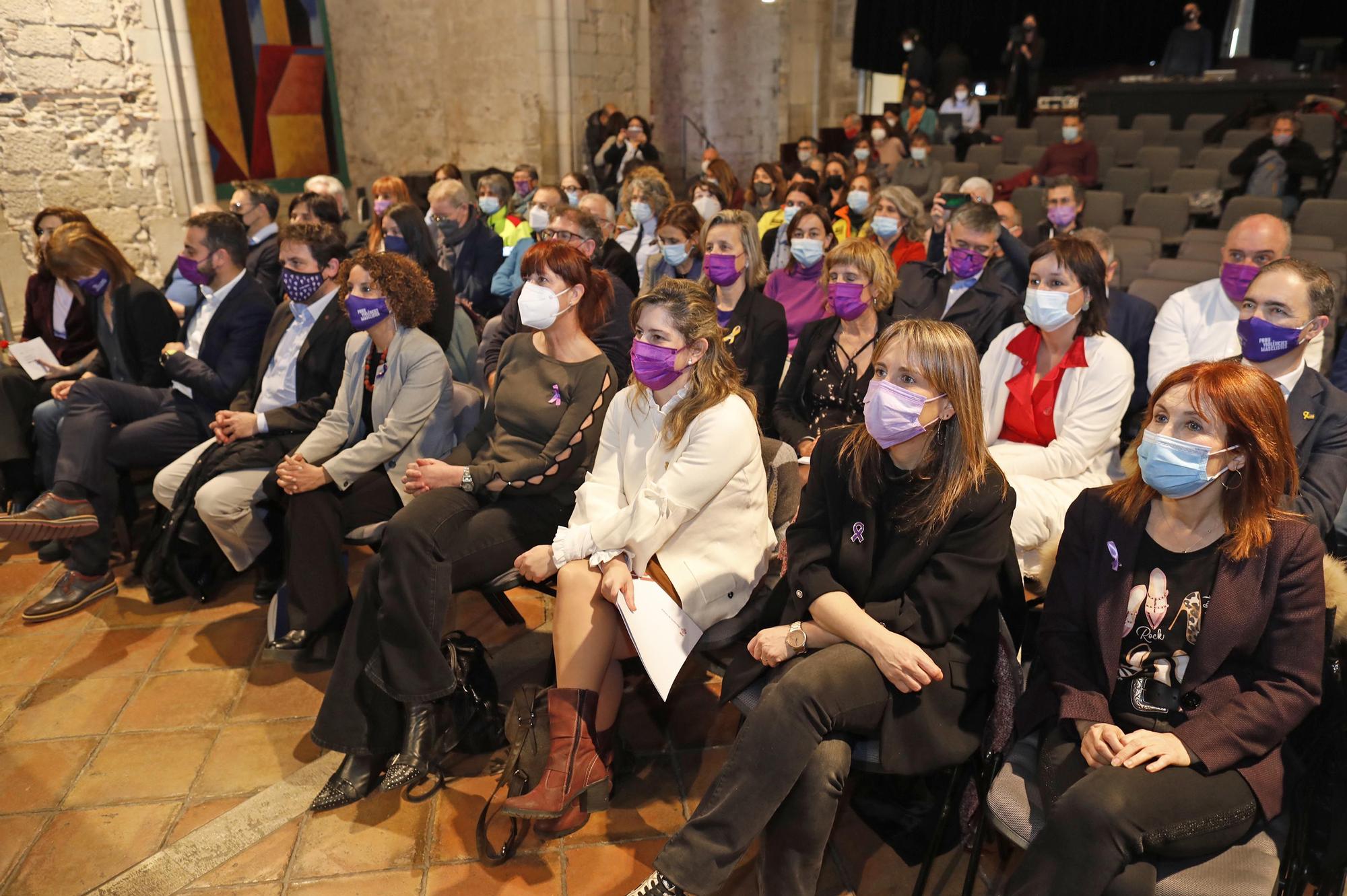 Acte institucional del 8-M a la ciutat de Girona