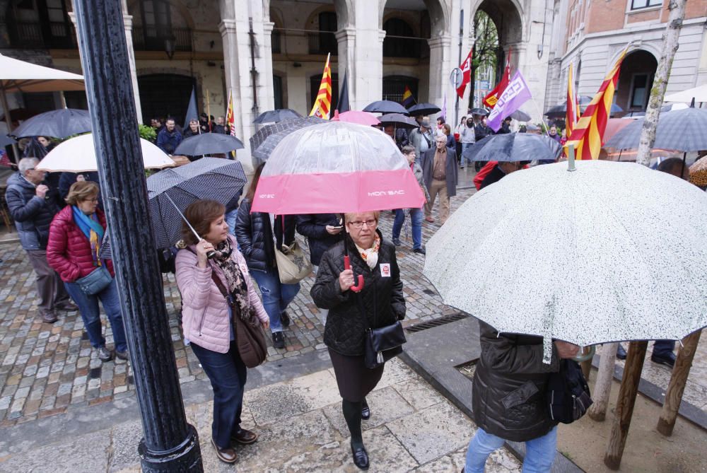 Manifestació pensionistes Girona