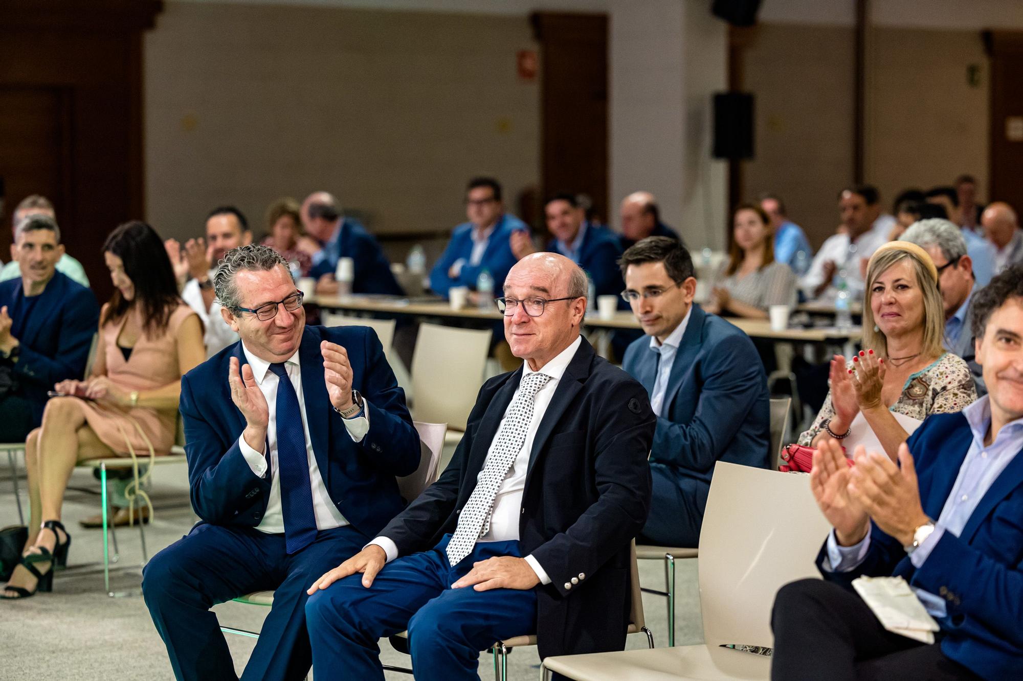 Algunos conocían la noticia y otros la han conocido durante el tradicional discurso. Toni Mayor, presidente de Hosbec, dejará de serlo tras 14 años en el cargo. Mayor lo ha anunciado antes un auditorio lleno y durante la asamblea anual de la entidad turística celebrada este viernes en Benidorm.