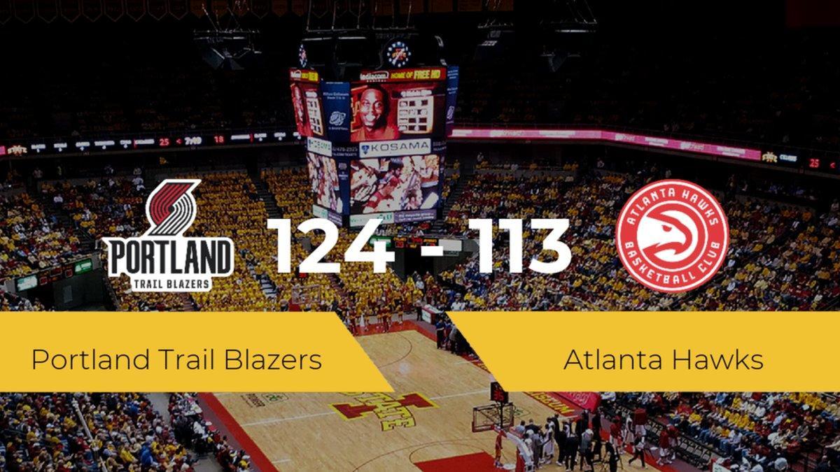 Portland Trail Blazers consigue derrotar a Atlanta Hawks en el Moda Center (124-113)