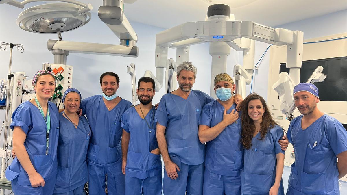 Miembros de la unidad de Otorrinolaringología del Hospital Reina Sofía.