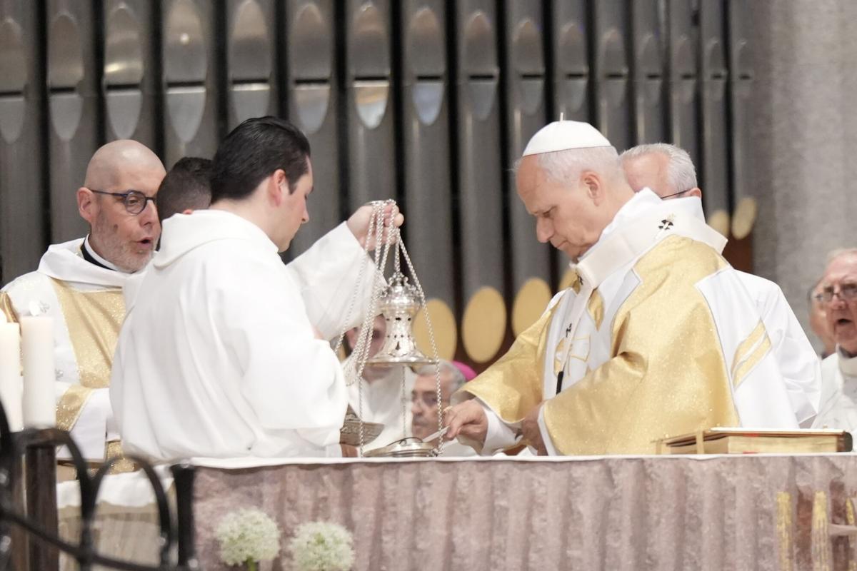 Les imatges de l'acte cloenda de la visita del Papa a la Sagrada Família