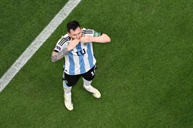 El gol de Messi ante México en el Mundial y la celebración de Argentina