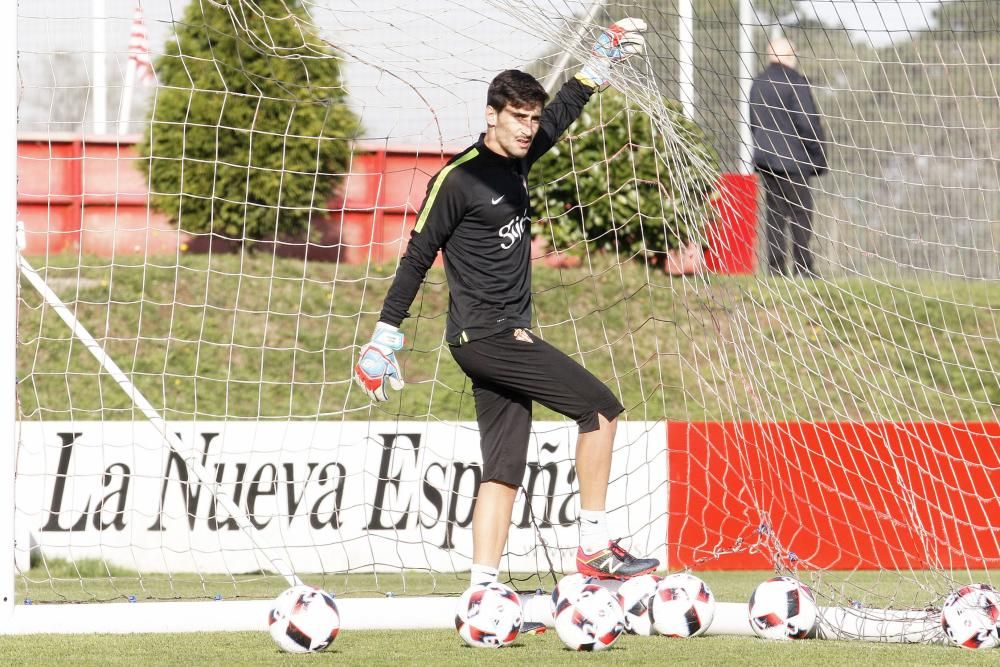 Entrenamiento del Sporting