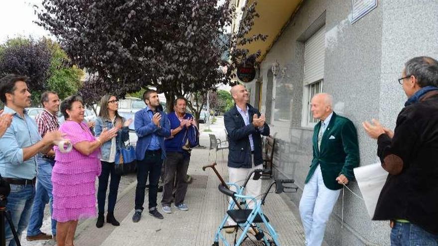 Staffan Mörling el día de la inauguración de su calle. // Gonzalo Núñez