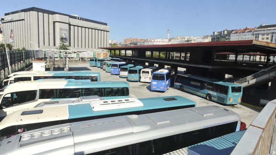 Estación de autobuses de A Coruña.