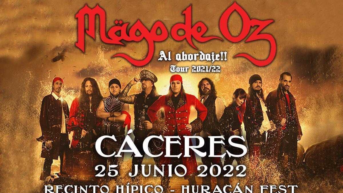Huracán Fest tiene a Mägo de Oz como cabeza de cartel junto a Ciclonautas, Porretas y Kapitán Memo.
