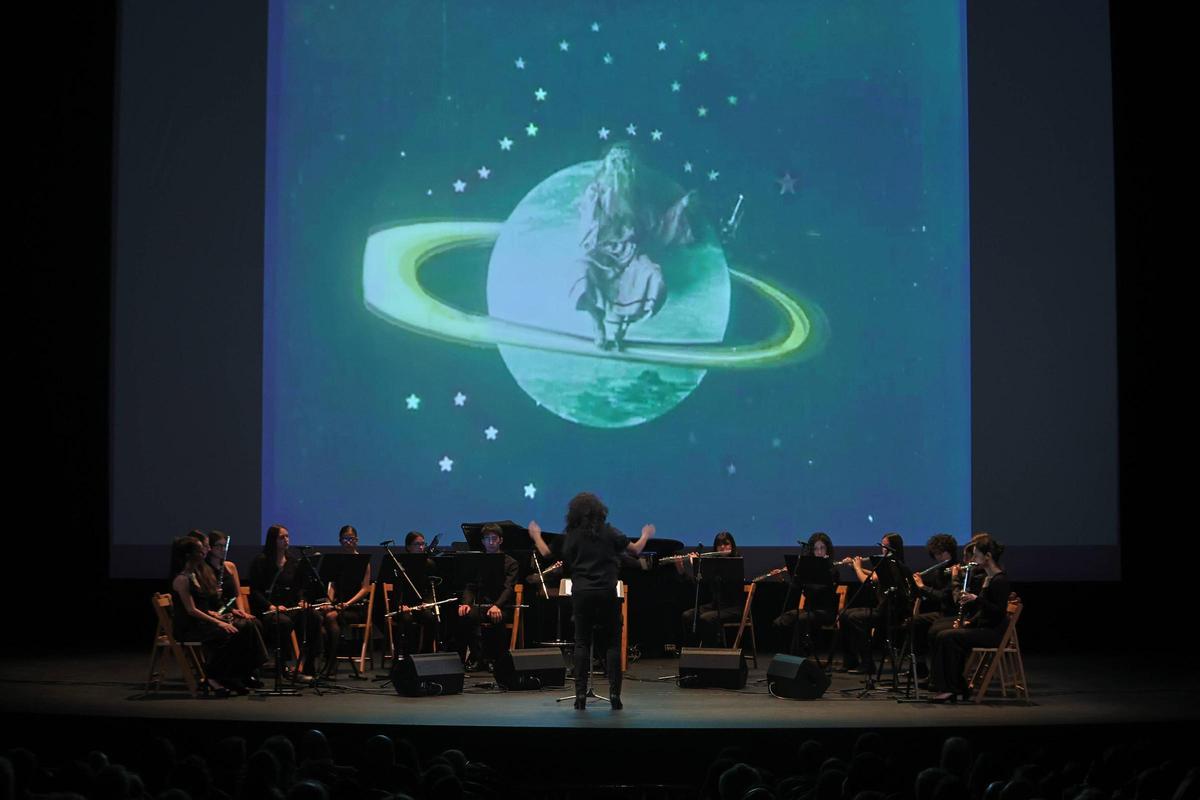 Un momento del concierto.