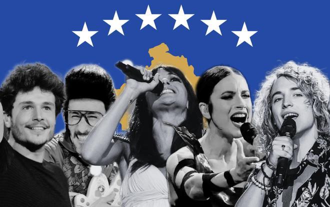 Miki, Rodolfo Chikilicuatre, El Sueño de Morfeo, Blanca Paloma y Manel Navarro coincidieron con artistas kosovares en Eurovisión